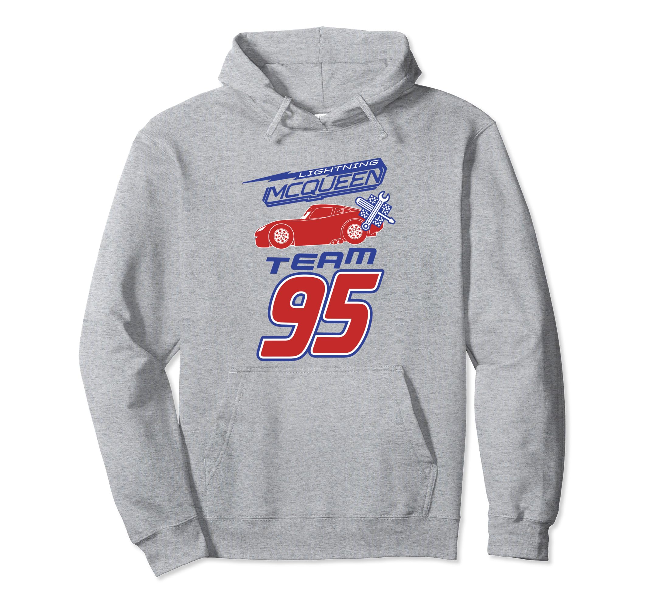

Disney Pixar Cars Lightning McQueen Team 95 Logo Hoodie