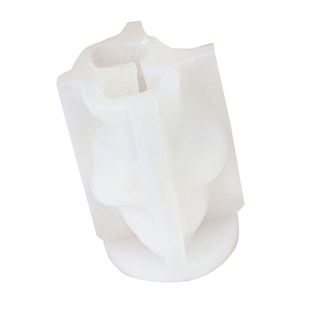 Cartoon Bear Silicone Candle Mould Flexible and Reusable Portable for Home Parties Supplies and Crafting Activities