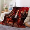 1 Stück Decke mit Horrorfilm-Thema, Ganzjahres-Leichtgewicht für Zuhause, Büro, Outdoor-Nickerchen, Multifunktionale Decke, Halloween-Geschenke