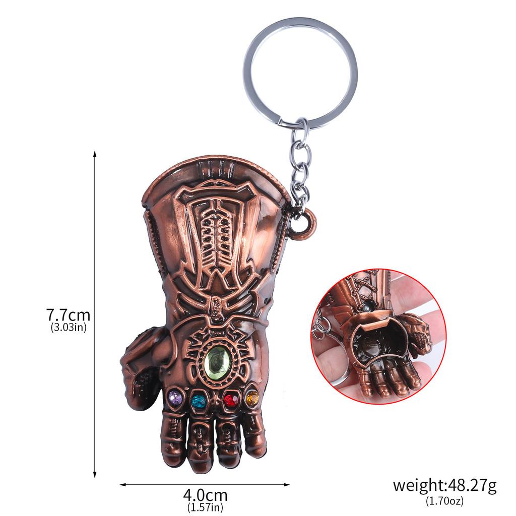 Marvel Avengers Thanos Infinity Gauntlet Bottle Opener Metal Keychain Gift For Parties