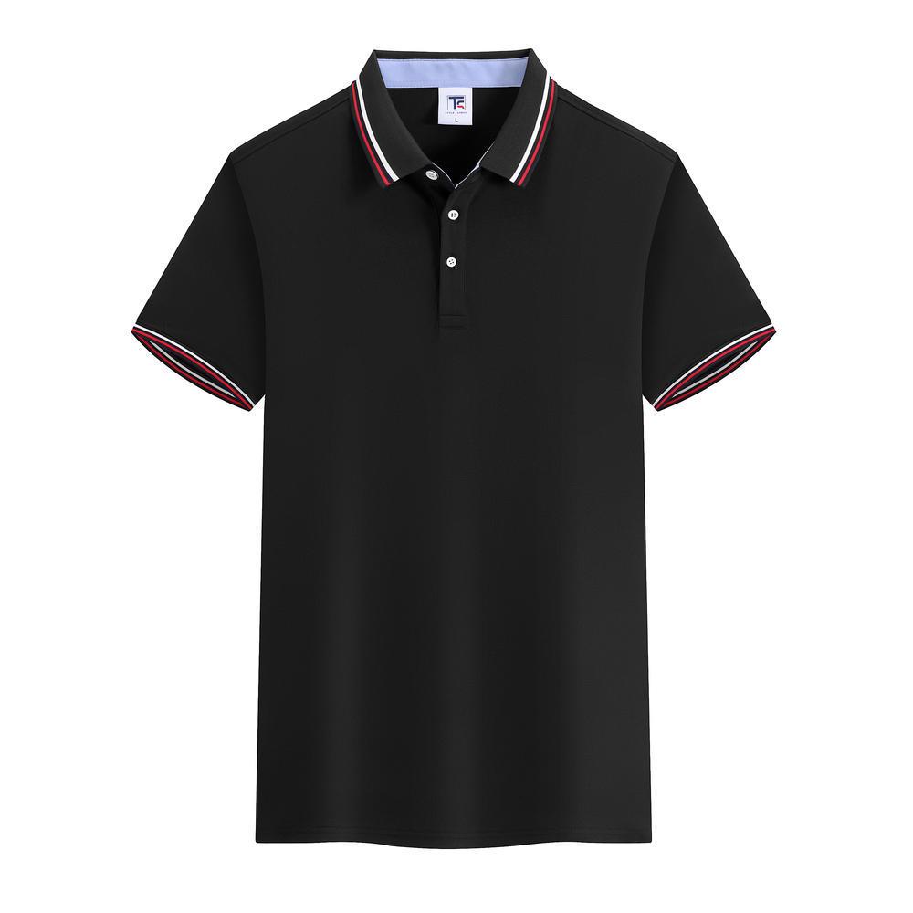 Quick-Dry Ice Silk Custom Corporate Polo Shirt with Logo for Team Activities
