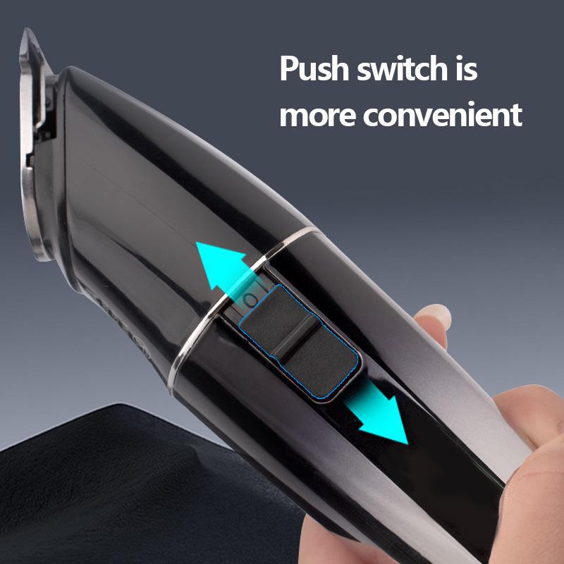USB Rechargeable LCD Display Hair Clipper: Professional Electric Hair Trimmer Razor.