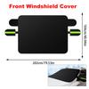 Front/Rear Windshield Cover Car Windshield Snow Cover Windproof Sunshade Cover With Magnetic Winter Automobiles Exterior Cover