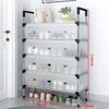 DIY Shoe Rack Save Space Bedroom High-capacity High Load-bearing Capacity Sturdy and Durable Modern Simplicity Metal Shoes Rack