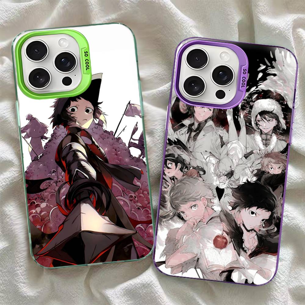 Bungo Stray Dogs Anime For iPhone 17 16 15 14 13 12 11 Pro Max Plus Matte Color Back Phone Cover