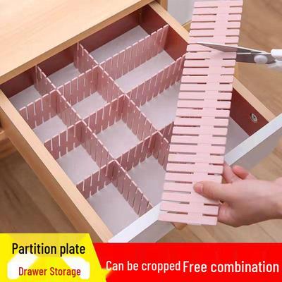 Adjustable Plastic Drawer Divider for Underwear and Socks 