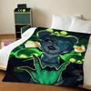 Game D-Deadlock Throw Blankets Soft Warm Flannel Blanket Bedding for Bed Living Room Home Sofa
