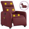 VidaXL Electric Reclining Massage Armchair, Relaxation Chair with Adjustable Backrest and Footrest, Salon Seat 3206746
