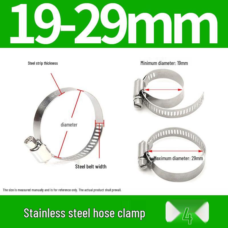 201 Edelstahl Schlauchschelle für Rohre