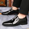 Fashion Mens Oxford Men Leather Dress Shoes Fashion Business Men Shoes Men Dress Pointed Shoes Wedding Shoes Zapatos Hombre