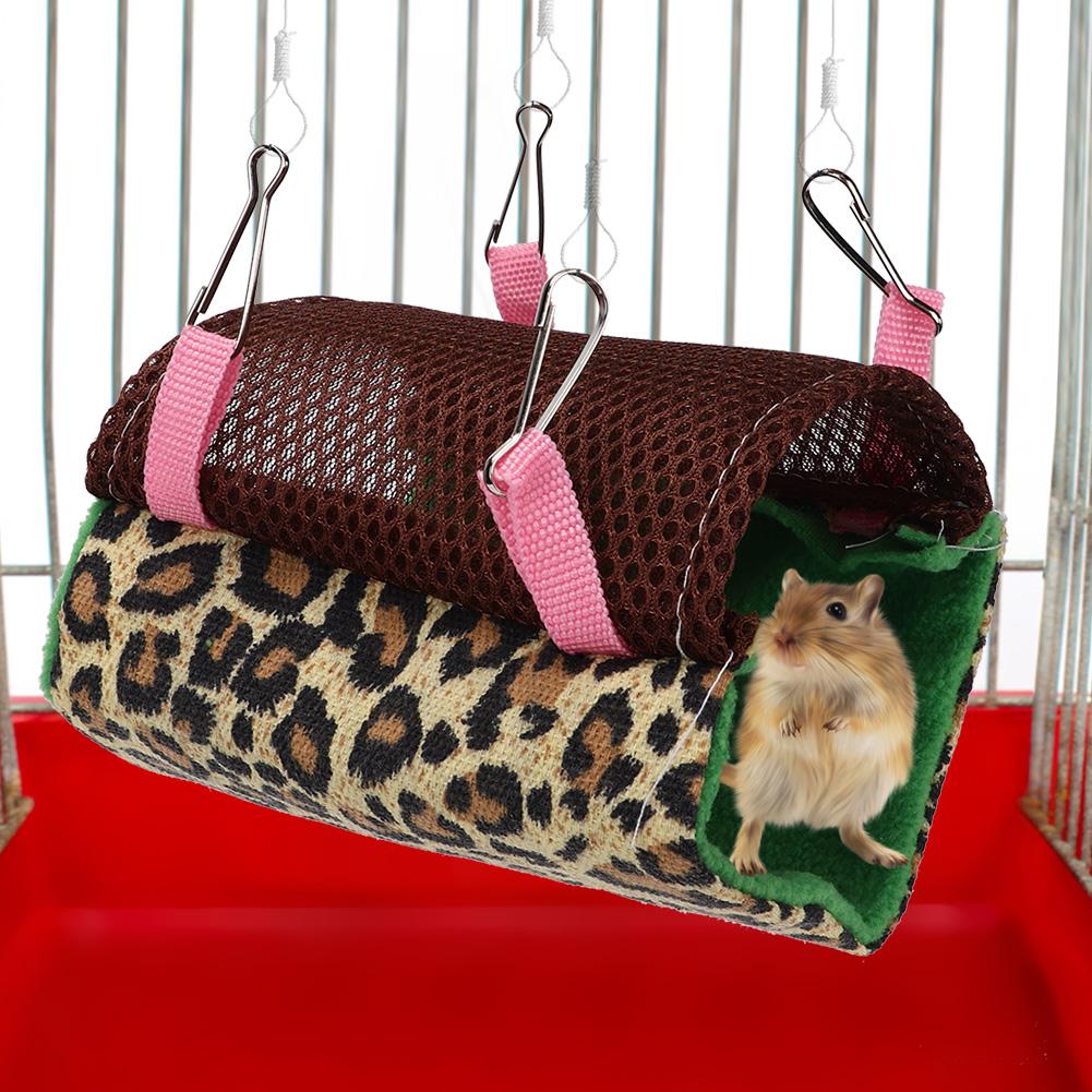 

Soft Flannelette Green Dual Layer Pet Hamster Hammock Hanging Nest for Small Animals Sugar Glider Squirrel Chinchilla