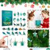 -Day Acrylic Keychain Countdown Calendar – 2D Flat Surprise Calendar