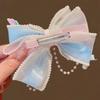 Fashion Princess Bow Hairpins Barrettes Children'S Hair Accessories Cute Sweet Girls Hair Headdress