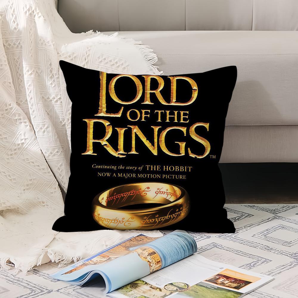 Movie T-The L-Lord O-Of The R-Rings Pillow Case Office Cushions Suitable For Sofa Car Bedroom Decorative Cushion Cover
