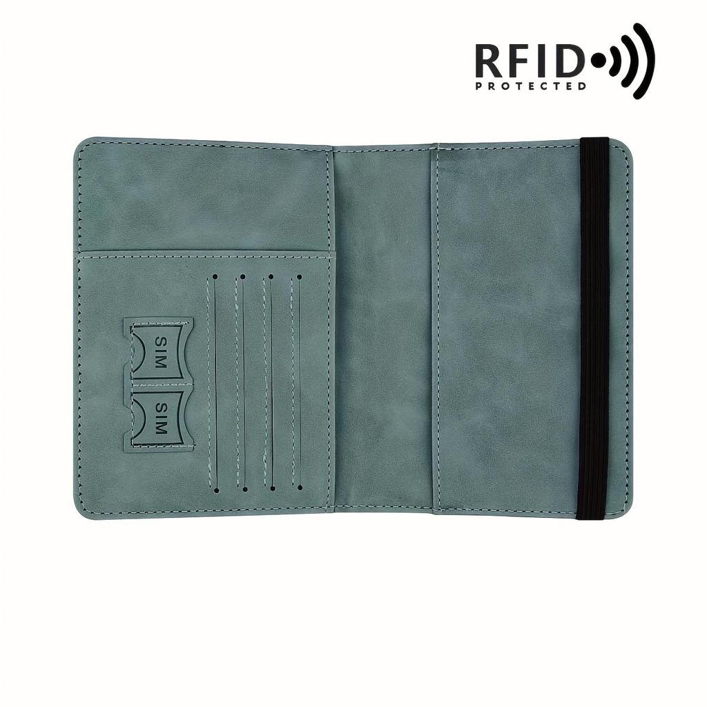 RFID passport holder slim passport wallet multi-functional wallet travel passport bag