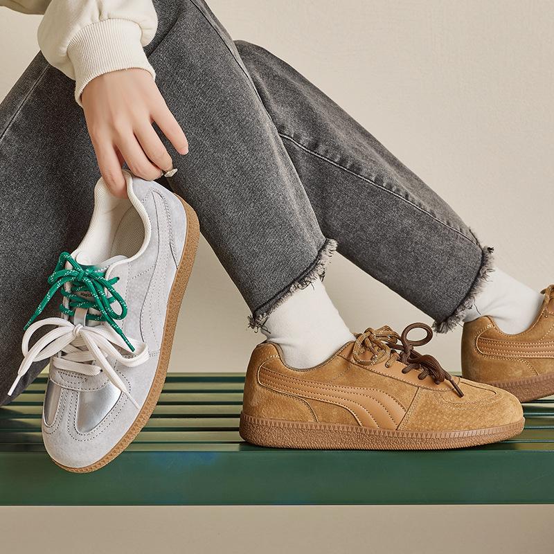 Augustine Retro German Training Shoes Women's 2025 New Autumn Platform Student Board Shoes Casual Sports Forrest Gump Shoes Tide