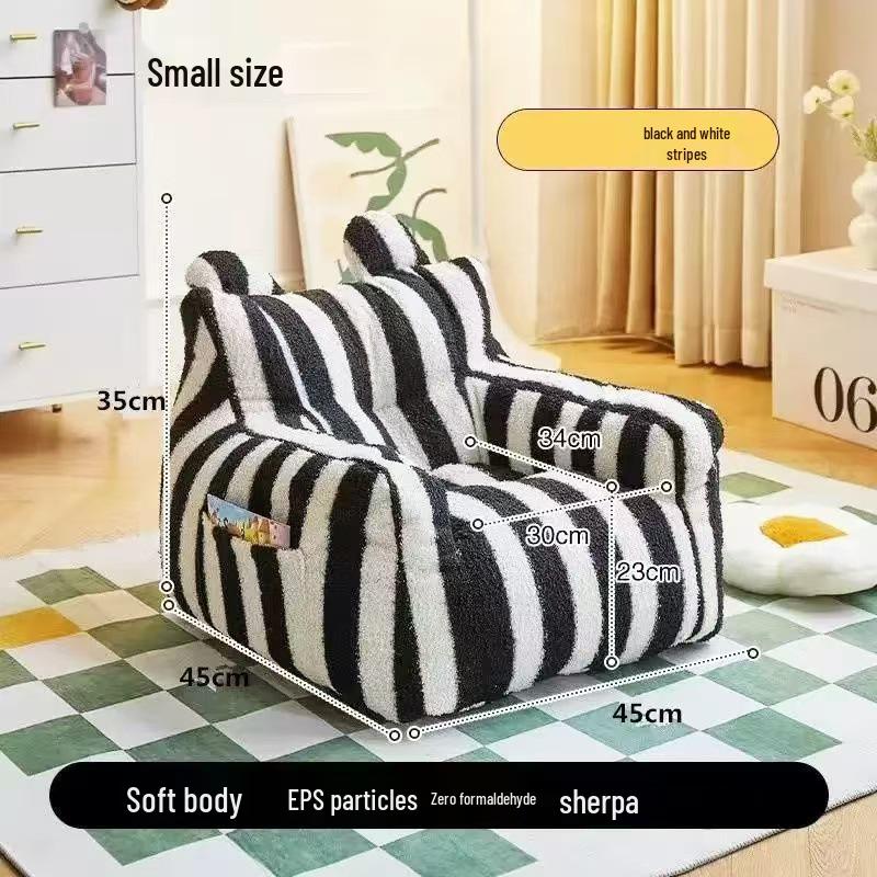 Cartoon Princess Toddler Sofa – Soft, Anti-Fall Floor Seating with Backrest