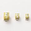 DIY Bracelet Accessories: Copper-Plated 18K Gold Square Pagoda Spacer Beads & 14K Gold-Filled Color-Preserving 4mm Spacer Beads