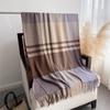Long Length Warm Scarf Imitation Wool Texture Autumn Winter Scarf Wool Texture Scarf  Women