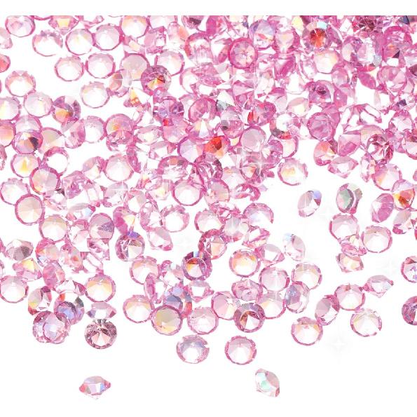 MECCANIXITY 16800 Pcs Wedding Table Scatter Confetti Diamond, 3mm Mini Crystals Acrylic Fake Diamonds Rhinestones for Table Centerpiece Decorations