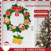 DIY Christmas Wreath Hanging Ornament Kit