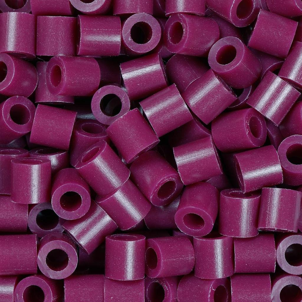 KAWADA Perler Beads Single Color Eggplant Purple Fuse Beads Craft Set