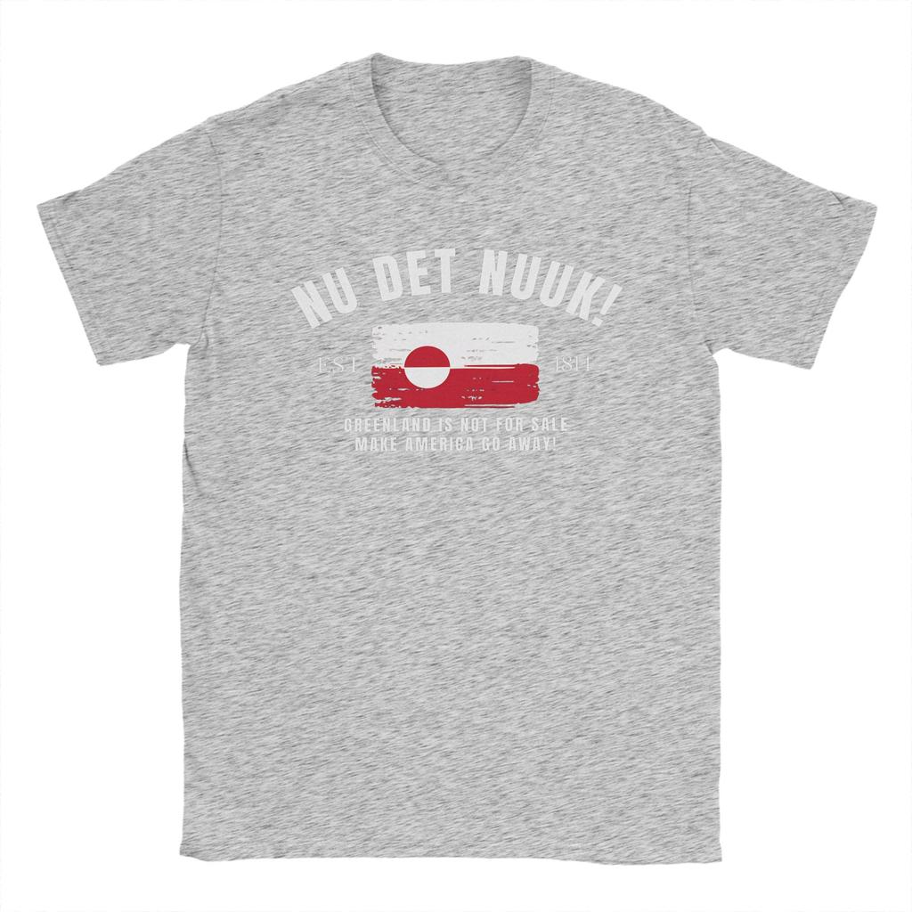 NuDetNuuk Greenland 100 Cotton T Shirt For Man Summer Streetwear T Shirts O Neck Popular Tee Shirt Oversized Clothes