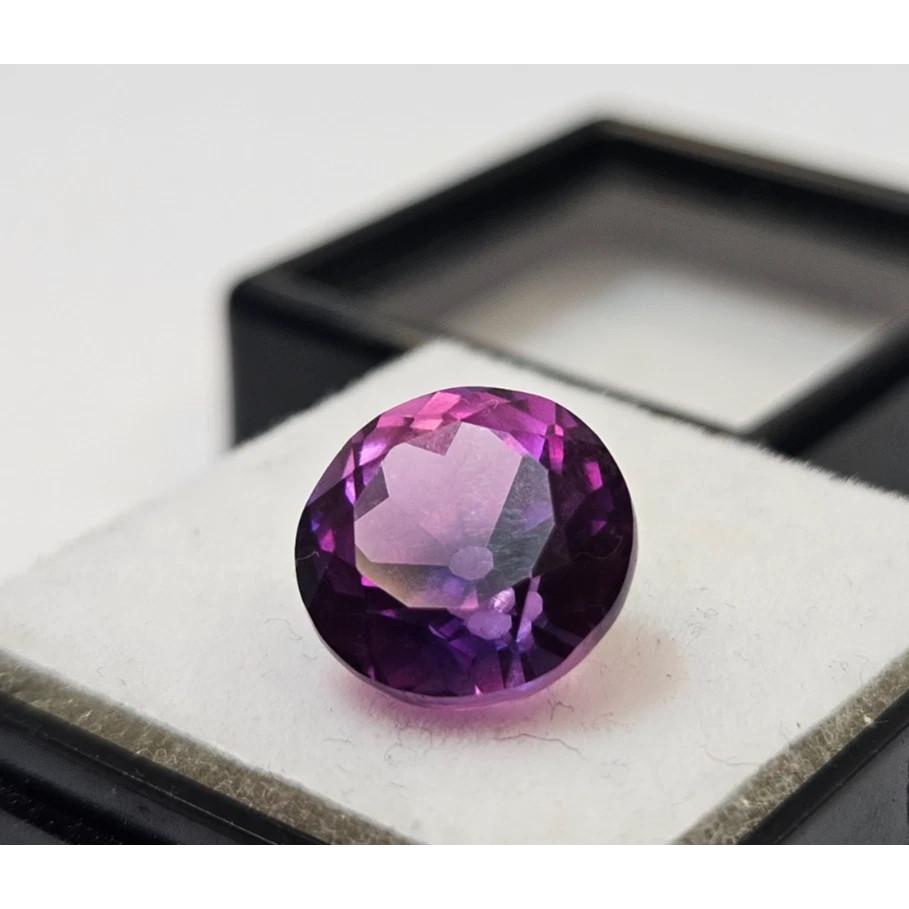 Cambodia Purple Zircon 5-6 Ct Round Cut Certified Beautiful Loose Gemstone