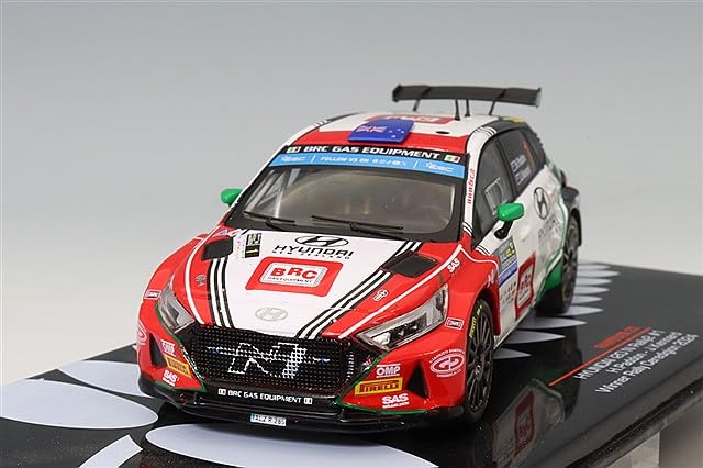 

Ixo Hyundai i20 N Rally2 2024 Rally Ceredigion Winner Kennard 1/43 #1 H. Paddon/J. (European Champion)