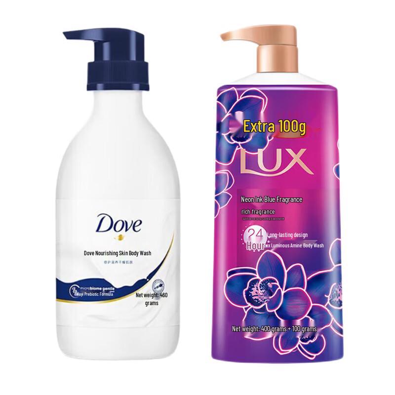 

Dove & Lux Nourishing & Fragrant Shower Gel Set