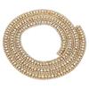 3 Rows Diamond Mesh Wrap Roll Sparkle Crystal Rhinestone Ribbon Decoration (Gold)