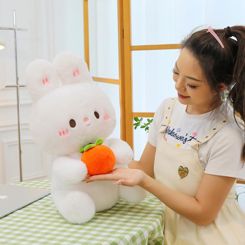 Cute Things Happen Rabbit Plush Toy Doll Creative Persimmon, Ruyi Little Rabbit Doll Girl Gift