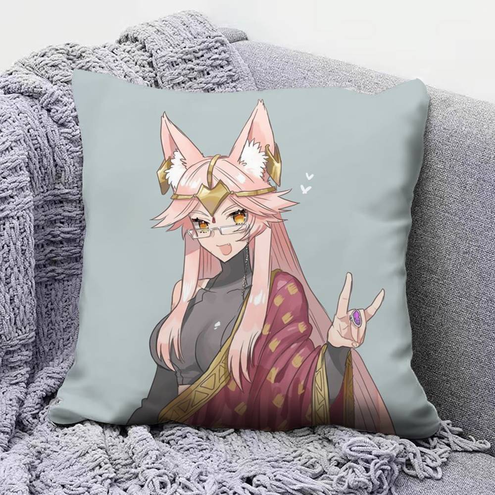 Tamamovitch Koyanskaya Tamamo No Mae Fate Pillow Covers Home Sofa Cushion Covers and Aecorative Custom