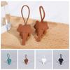 Cute Elephant Keychain Pendant Funny Car Key Chain Accessories Mini Animal Doll Key Ring  Men