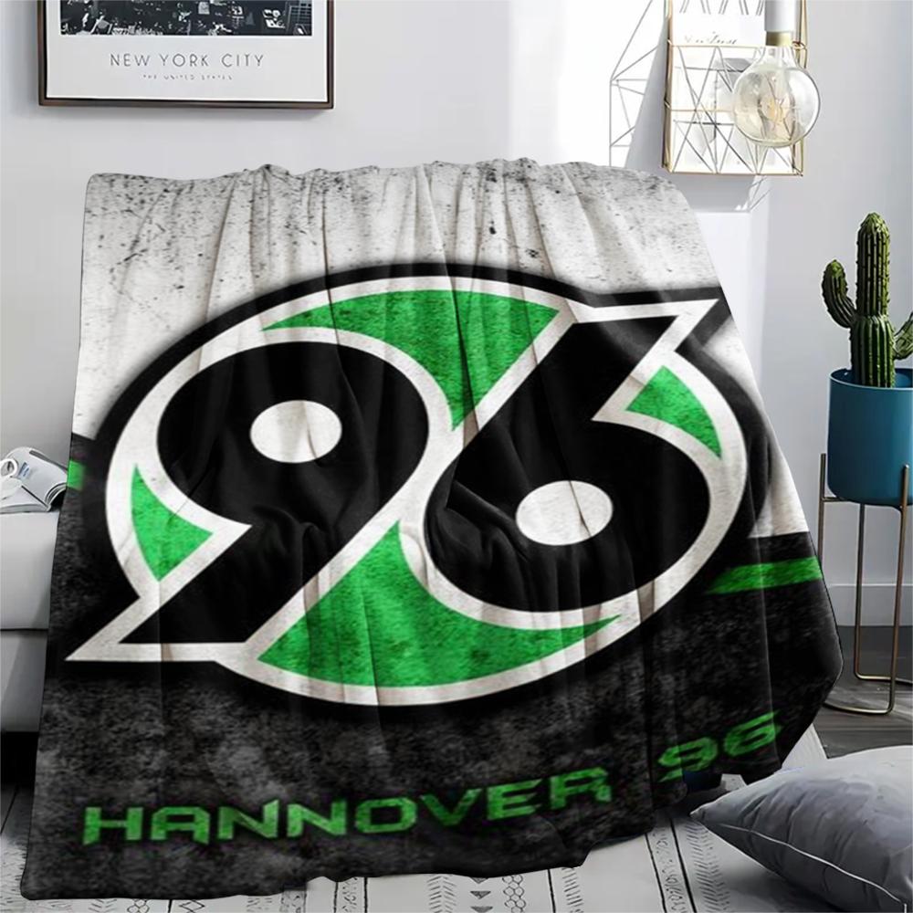 1pc Hannover 96 Print Flannel Blanket, High Quality Comfortable for All Seasons, Home Decor, Warmth and Comfort, Perfect for Christmas Gifts58