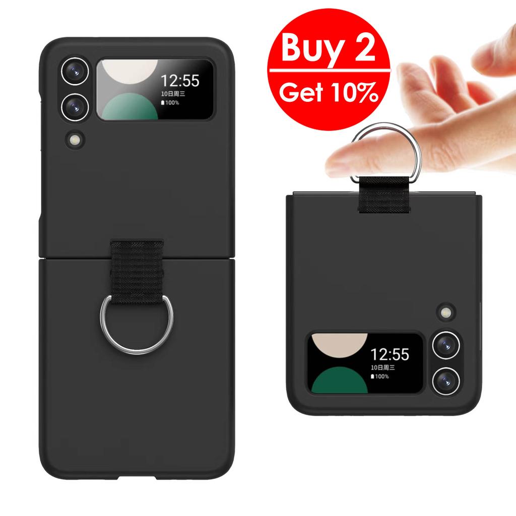 Anti-Scratch Mag Safe Ring Case for Samsung Galaxy Z Flip 3 4 5 6 5G Non-Slip Wireless Charging Cover for Samsung Z Flip3