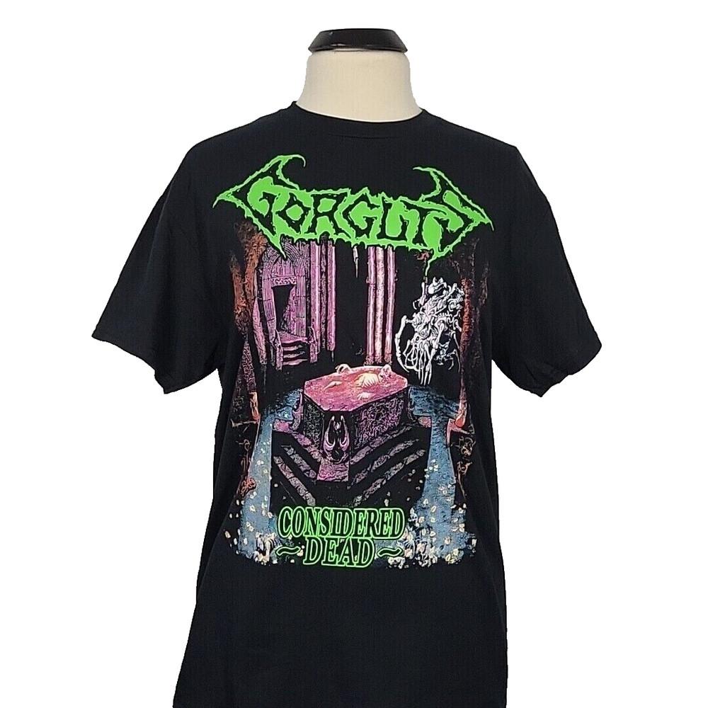 

GORGUTS Considered Dead S SMALL T-Shirt Black Mens Band Logo Unisex T-Shirt XXL