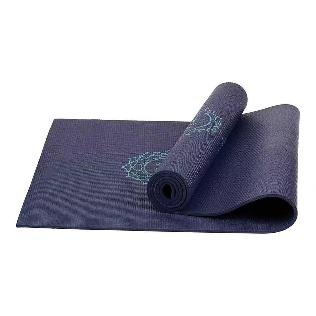 Customizable PVC Printed Non-Slip Yoga Mat with Shock Absorption and Sweatproof Design