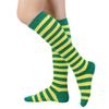 Damen Kniestrümpfe Gestreifte Lange Schlauchsocken Sportliche Strümpfe Halloween Cosplay Kostüme Kniestrümpfe Geschenk