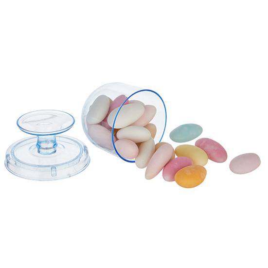 Mini-Kuchenständer aus Kunststoff mit Kuppelhaube Klar Dessert Cupcake Ausstellungsständer Schokoladen-Süßigkeiten-Platte für Geburtstag Feiertag Babyparty Teeparty Zubehör