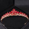 Tiara și Coroane Cristal Baroc Bentiță pentru Femei Petrecere Mireasă Nuntă Accesorii Păr Bijuterii Coroană Tiara Bentiță Cadou