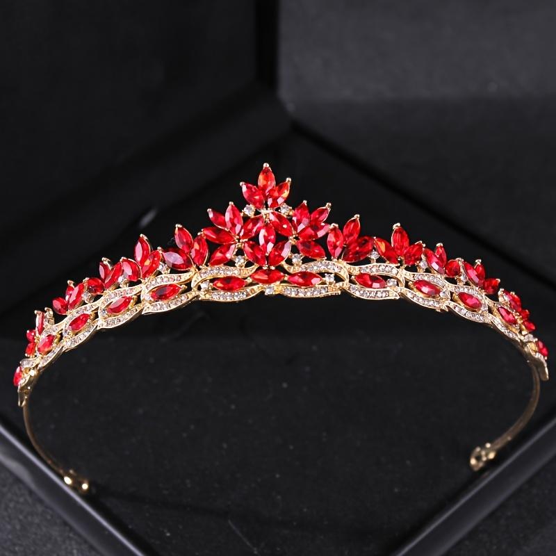 Tiara și Coroane Cristal Baroc Bentiță pentru Femei Petrecere Mireasă Nuntă Accesorii Păr Bijuterii Coroană Tiara Bentiță Cadou