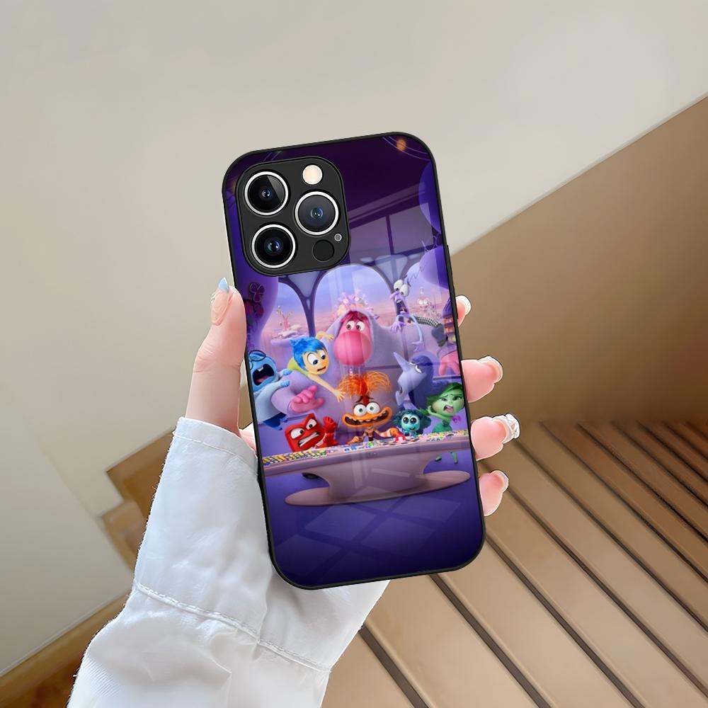 Inside Out Phone Case Tempered Glass For IPhone 13 17 15 16 14 12 11 Pro Max Plus Mini XR XS SE2020 Coque