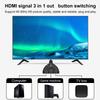4K 2K 3D HDMI-compatible Switch 4K 30Hz 3D KVM Splitter Hub Cable for PS3 DVD TV