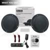 Herdio 160W Bluetooth Ceiling Speaker Kit with Ceiling Speaker for and Outdoor Use 4-inch Amplifier, Water-Resistant Bathroom, Kitchen, Home, (Black)