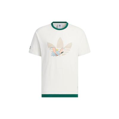 adidas Originals X Disney Dumbo Sportswear Tee With Cartoon Logo Print Unisex Tops White IN1071