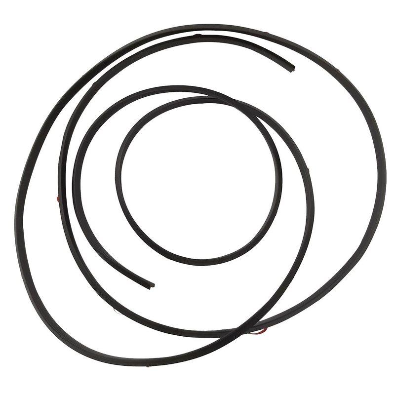 Car Auto Wheel Eyebrow Fender Flare Edge Trim Black Rubber Seal Strip Fit for Mitsubishi