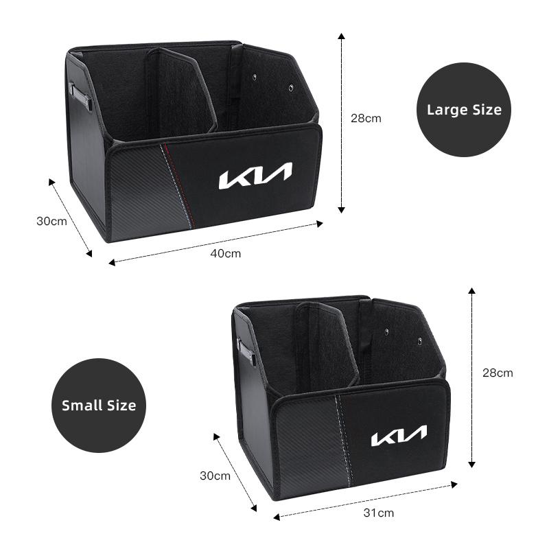 SBHX3 Car Large Capacity Trunk Storage Box Folding Organized Bag For Kia Sonet Picanto Niro Forte 5 3 K7 K5 K8 K3 XCeed Soul K9 Seltos