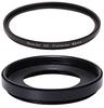 NinoLite Lens Hood 43mm UV Filter Set for F2 STM Camera Lens 2-Piece Set EW-43 & EF-M22mm