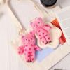 Black Cat Dotted Cat Doll Pendent Lovely Cat Plush Doll Keychain  Backpack Decor